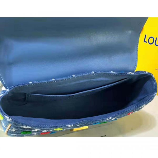 Louis Vuitton LV Women New Wave Chain Bag MM-Blue (10)