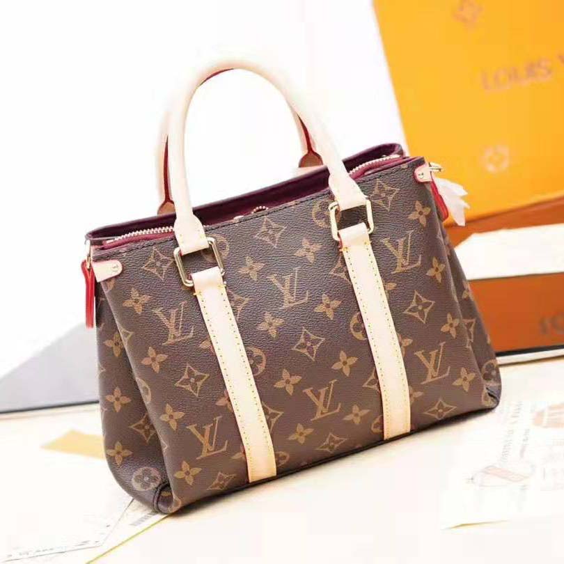 Louis Vuitton LV Women Soufflot MM Bag-Brown - LULUX