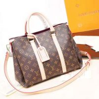 Louis Vuitton LV Women Soufflot MM Bag-Brown (1)