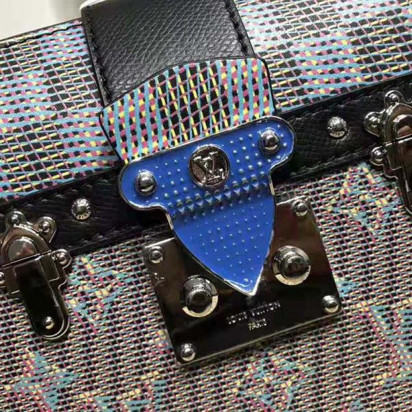 Louis Vuitton LV Women Trunk Clutch Bag with Monogram LV Pop Print-Blue (5)