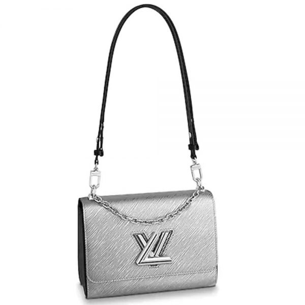 Louis Vuitton LV Women Twist MM Bag-Silver (1)