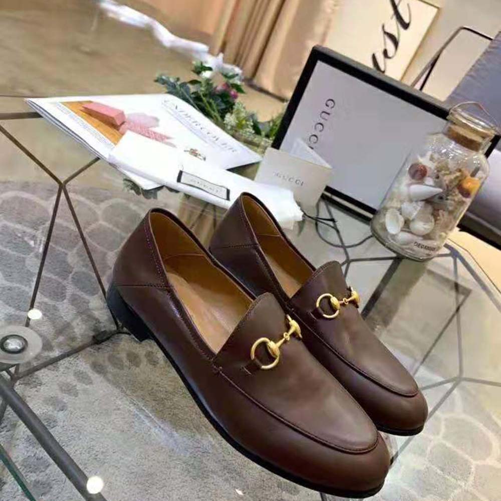 brown suede gucci shoes