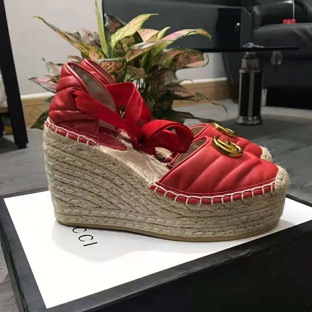 gucci espadrille platform