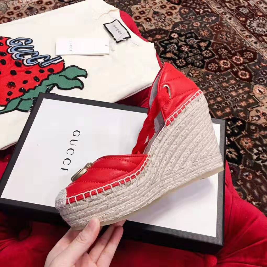 gucci espadrille platform