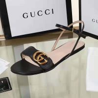 gucci_women_leather_sandal_with_double_g-black_1_