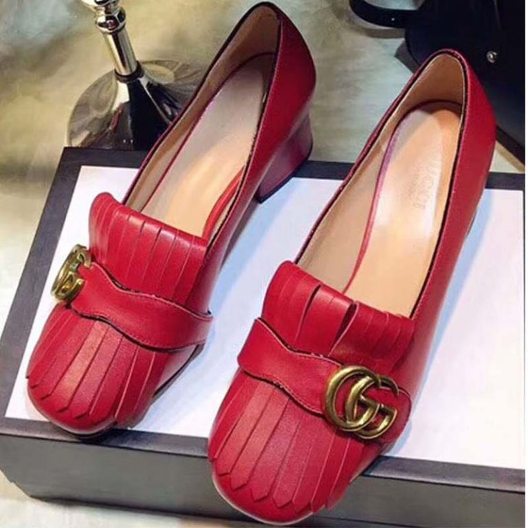 gucci red bottom heels