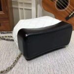 Chanel Women Chanel's Gabrielle 17 Small Hobo Bag in Calfskin Leather-Black and White - Image 8
