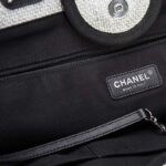 Chanel Women Deanville Shopping Bag Mummy Bag in Canvas and Leather-Grey - immagine 9