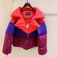 Chanel Women Mixed Fibers Red Purple & Fuchsia Jacket (1)