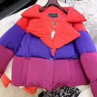 Chanel Women Mixed Fibers Red Purple & Fuchsia Jacket (1)