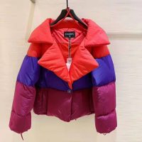 Chanel Women Mixed Fibers Red Purple & Fuchsia Jacket (1)