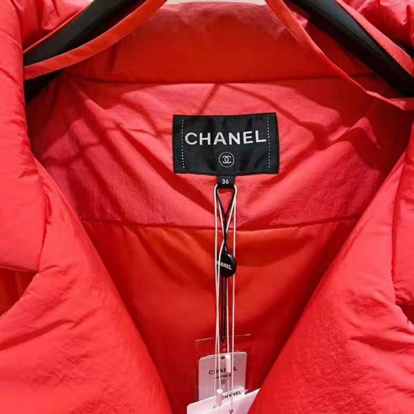 Chanel Women Mixed Fibers Red Purple & Fuchsia Jacket (9)