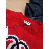 Chanel Women Pullover Wool and Mixed Fibers & Cashmere Sweater-Red (5)