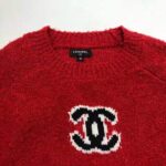 Chanel Women Pullover Wool and Mixed Fibers & Cashmere Sweater-Red - Imagen 11