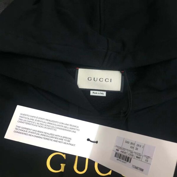 Gucci Men Gucci Boutique Print Sweatshirt – Black (4)