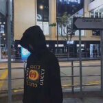 Gucci Men Oversize Sweatshirt with Gucci Logo in 100% Cotton-Black - Imagen 5