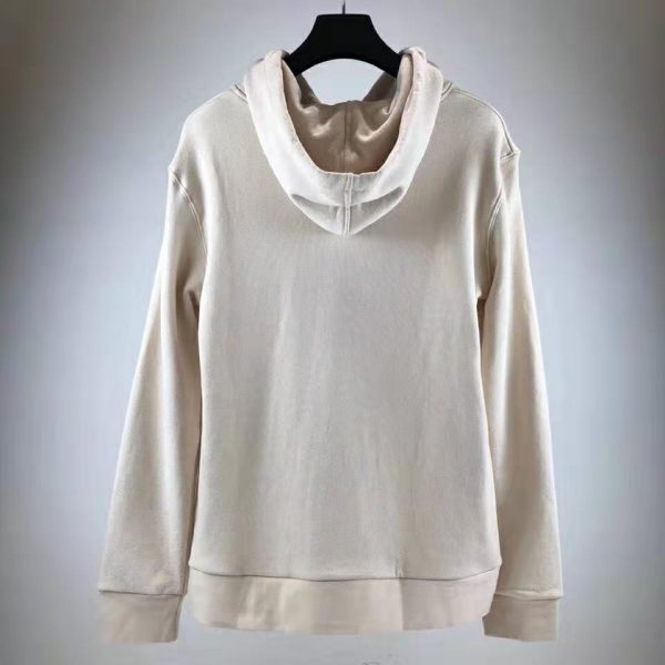 Gucci Men Oversize Sweatshirt with Gucci Logo in 100% Cotton-White (5)