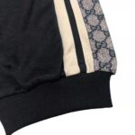 Gucci Men Oversize Technical Jersey Jacket in GG Printed Nylon-Black - Imagen 9