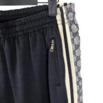 Gucci Men Oversize Technical Jersey Jacket in GG Printed Nylon-Black - Imagen 10