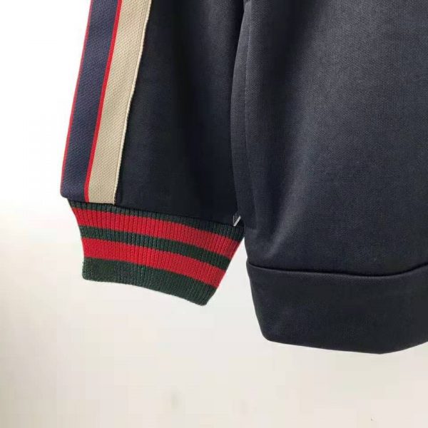 Gucci Men Technical Jersey Jacket-Black (11)