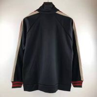 Gucci Men Technical Jersey Jacket-Black (1)