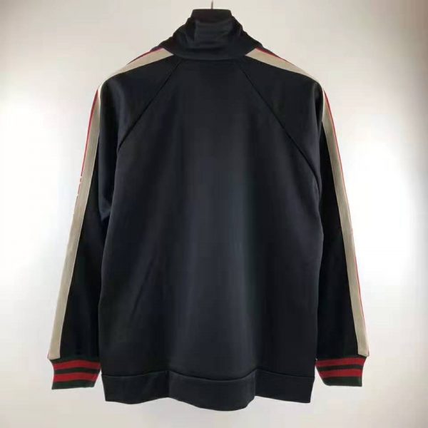Gucci Men Technical Jersey Jacket-Black (13)