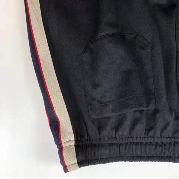 Gucci Men Technical Jersey Jacket-Black (15)