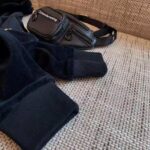 Gucci Women Oversize Sweatshirt with Gucci Embroidery in Black Cotton - Imagen 8