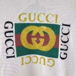 Gucci Women Oversize Sweatshirt with Gucci Logo in 100% Cotton-White - Image 5