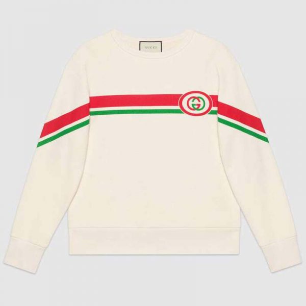 white gucci sweatshirt