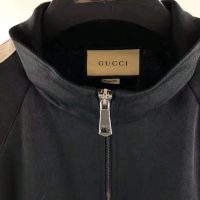 Gucci Women Technical Jersey Jacket-Black (7)