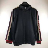 Gucci Women Technical Jersey Jacket-Black (7)