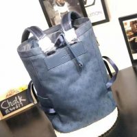 Louis Vuitton LV Men Chalk Backpack in Monogram Denim-Blue (1)