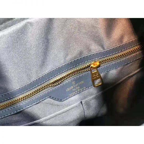 Louis Vuitton LV Men Chalk Backpack in Monogram Denim-Blue (9)