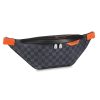 Louis Vuitton LV Men Damier Cobalt Race Discovery Bumbag in Monogram Canvas-Orange