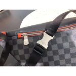 Louis Vuitton LV Men Damier Cobalt Race Discovery Bumbag in Monogram Canvas-Orange - Image 9
