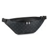 Louis Vuitton LV Men Discovery Bumbag in Monogram Eclipse Canvas-Grey