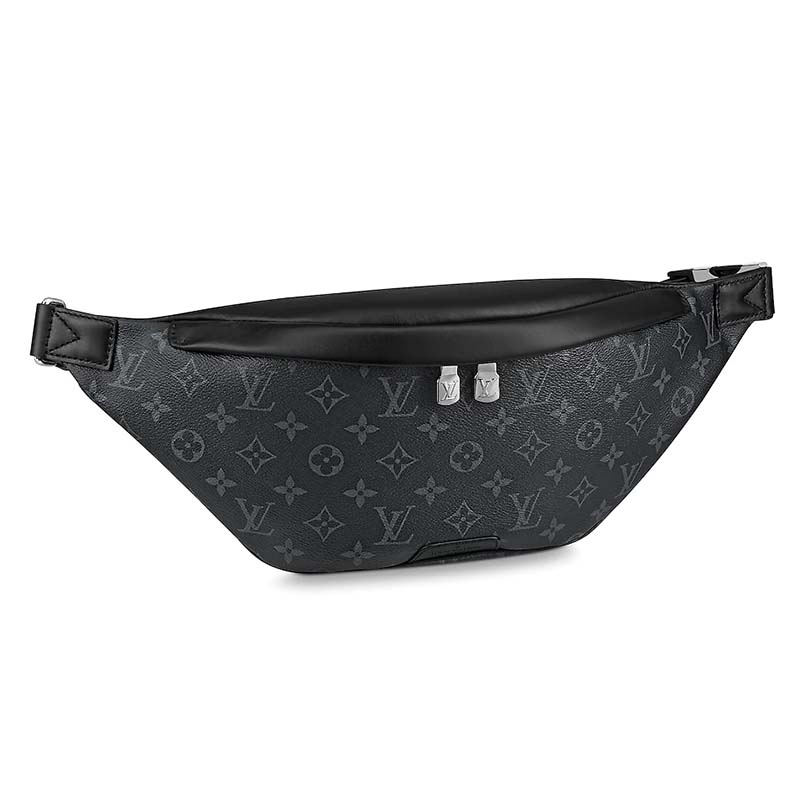 Louis Vuitton, Bags, Auth Louis Vuitton Monogram Eclipse Bum Bag M4296  Mens Fanny Packsling Bag