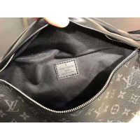 Louis Vuitton LV Men Discovery Bumbag in Monogram Eclipse Canvas-Grey (1)