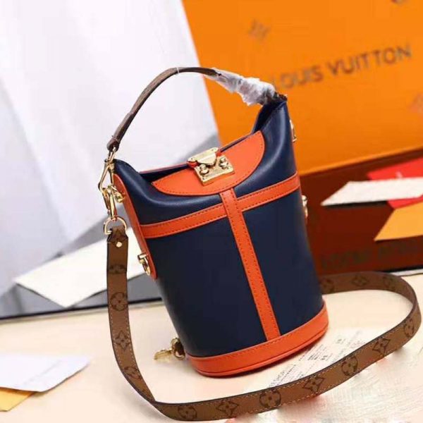 Louis Vuitton LV Men Duffle Bag Handbag in Smooth Calfskin Leather-Brown (1)