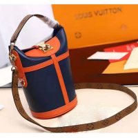 Louis Vuitton LV Men Duffle Bag Handbag in Smooth Calfskin Leather-Brown (10)