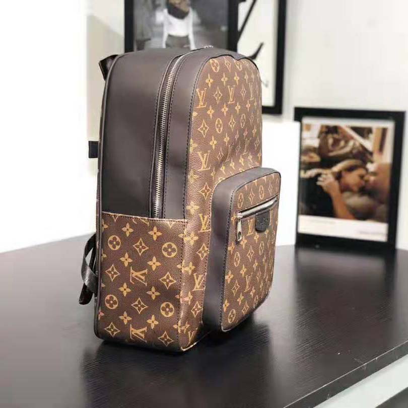 Louis Vuitton Josh Backpack Macassar Brown Monogram Men's Virgil