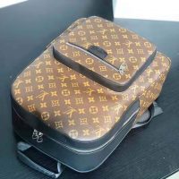 Louis Vuitton LV Men Josh Backpack in Monogram Macassar-Brown (1)