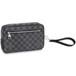 Louis Vuitton LV Men Kasai Clutch in Damier Ebene Canvas - Image 4
