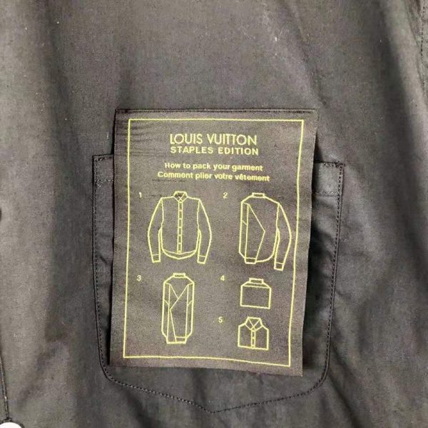 Louis Vuitton LV Men Louis Vuitton Staples Edition DNA Shirt-Black (5)