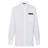 Louis Vuitton LV Men Louis Vuitton Staples Edition DNA Shirt-White (1)