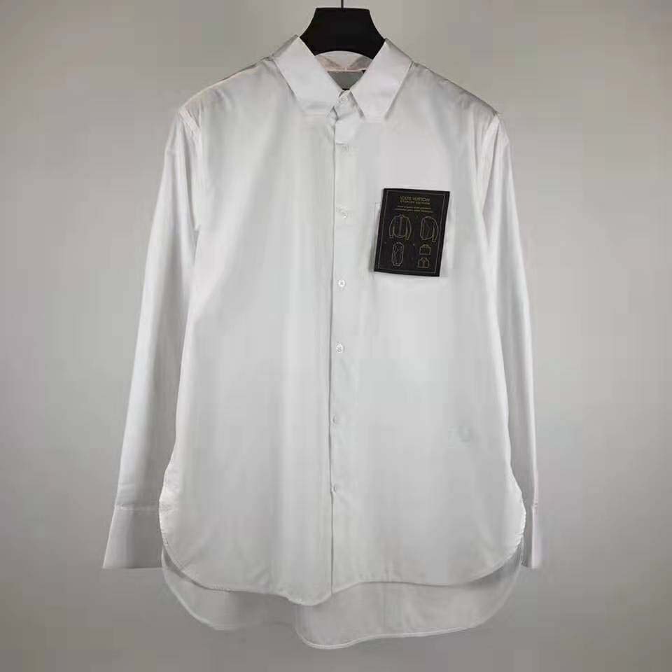 Genuine Louis Vuitton Staples Edition DNA Oxford Shirt S Ocean