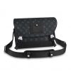 Louis Vuitton LV Men Messenger PM Voyager in Monogram Eclipse Canvas-Grey