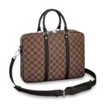 Louis Vuitton LV Men Porte-Documents Voyage PM in Monogram Macassar Canvas - Image 4