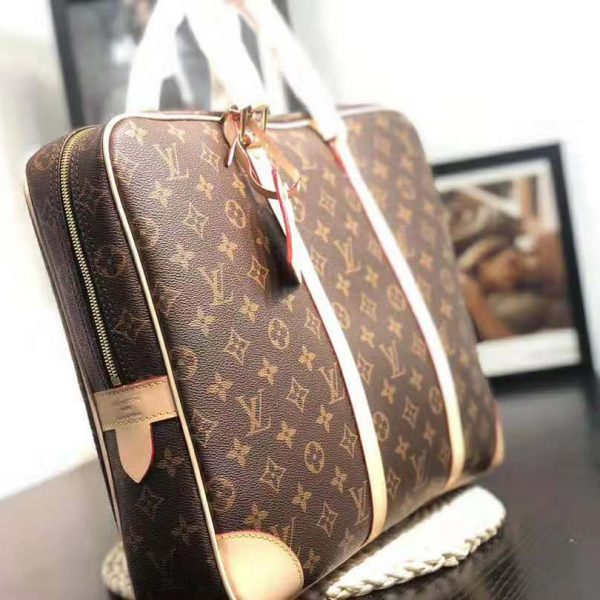 Louis Vuitton LV Men Porte-Documents Voyage in Monogram Canvas-Sandy (4)